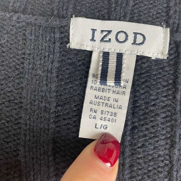 Izod Button Cardigan Sweater - Picture 7 of 8